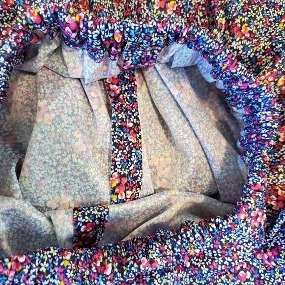 Vintage 70's Purple Floral Skirt - Picture 5 of 8